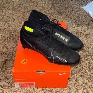 Nike Mercurial Superfly 9 Pro FG Black Smoke Grey DJ5598-001 Men’s Size10 New